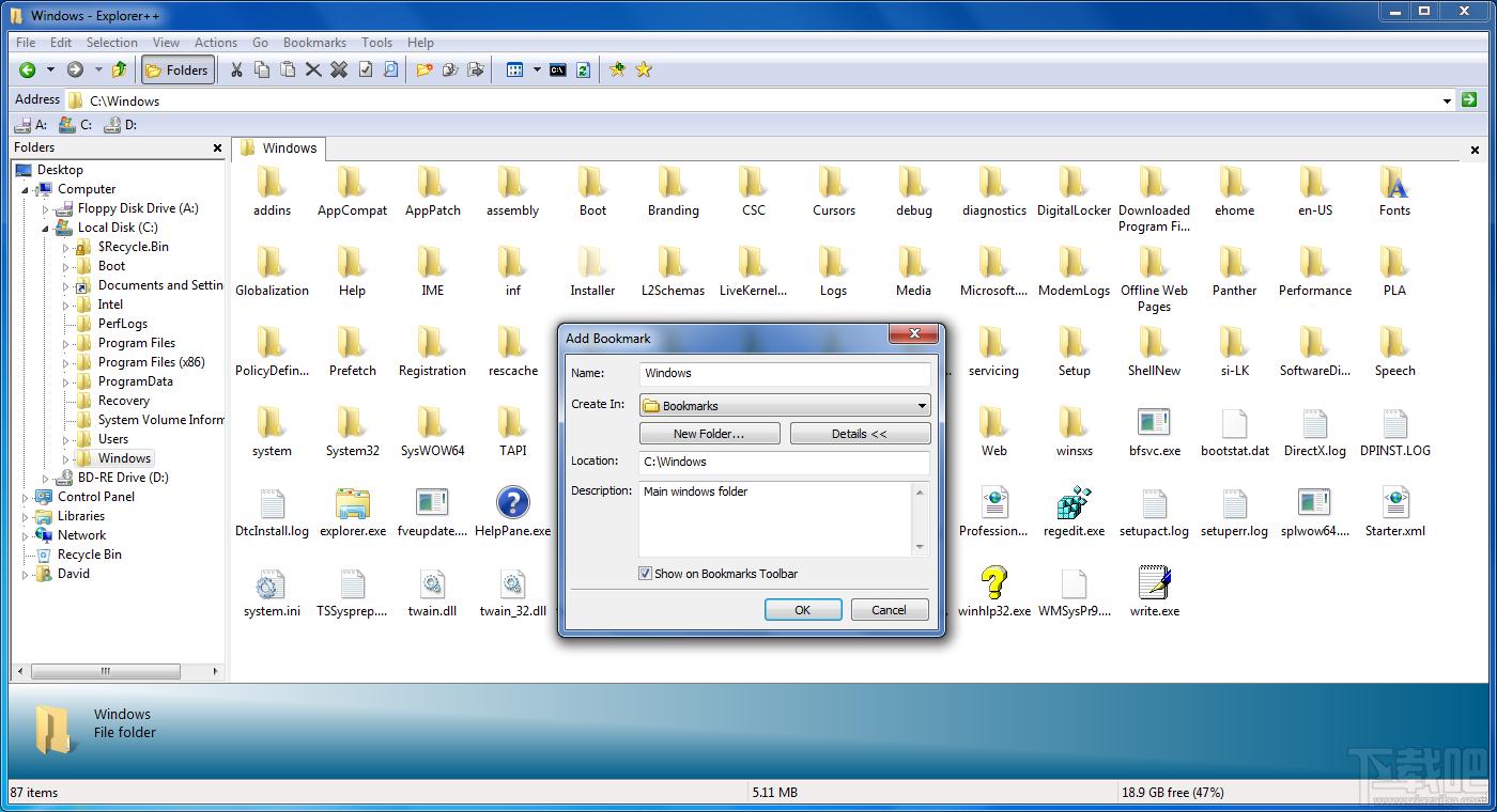 Explorer++,资源管理器