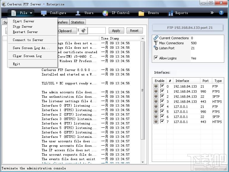 Cerberus FTP Server,Cerberus FTP Server下载,Cerberus FTP Server 64,FTP服务器软件