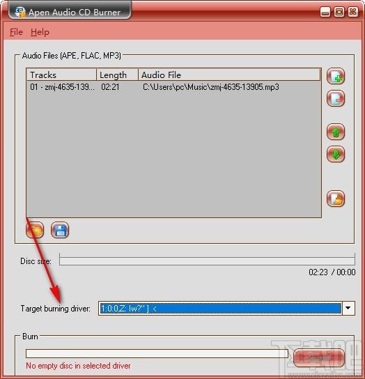 Apen Audio CD Burner下载,音频CD刻录工具,音频CD刻录