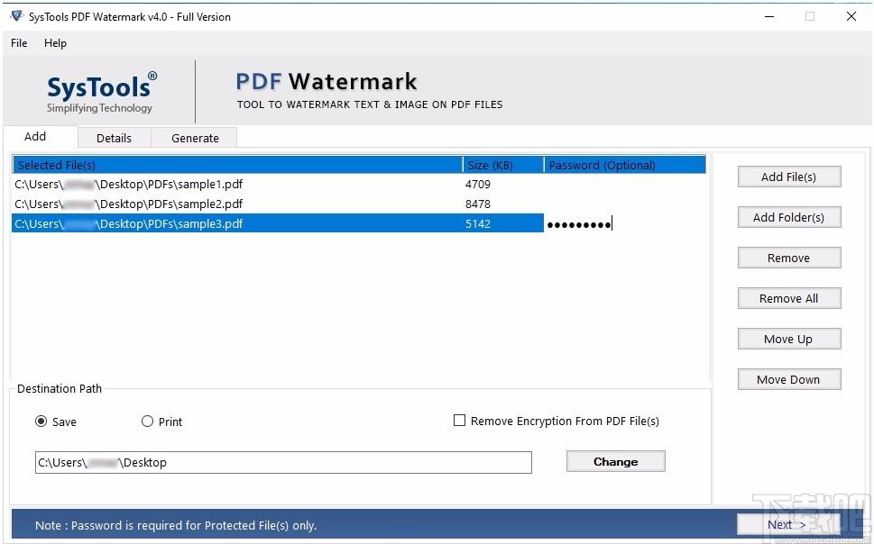 SysTools PDF Watermark下载,PDF水印添加工具,PDF水印添加