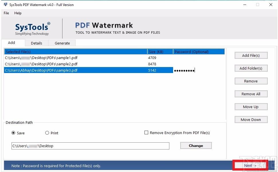 SysTools PDF Watermark下载,PDF水印添加工具,PDF水印添加