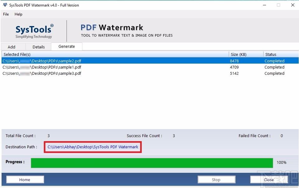SysTools PDF Watermark下载,PDF水印添加工具,PDF水印添加