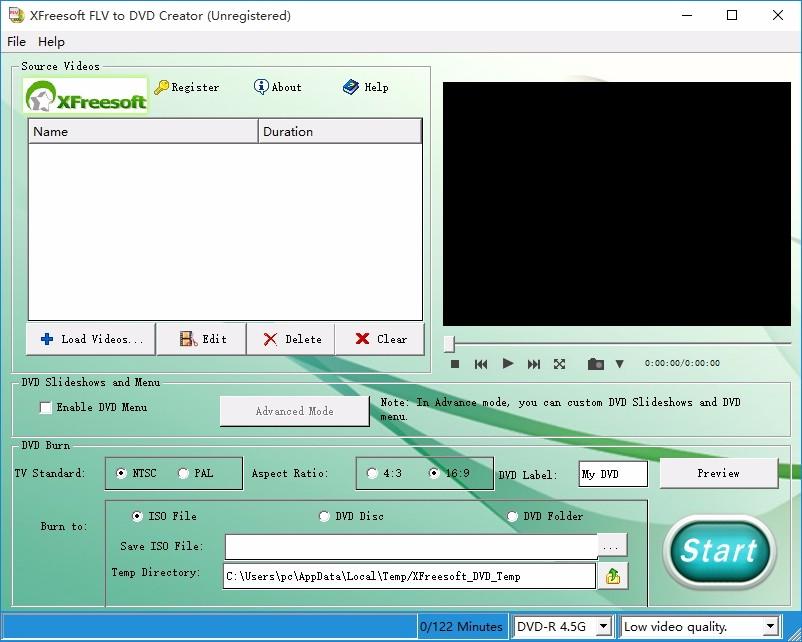 XFreesoft FLV to DVD Creator,DVD刻录,刻录软件
