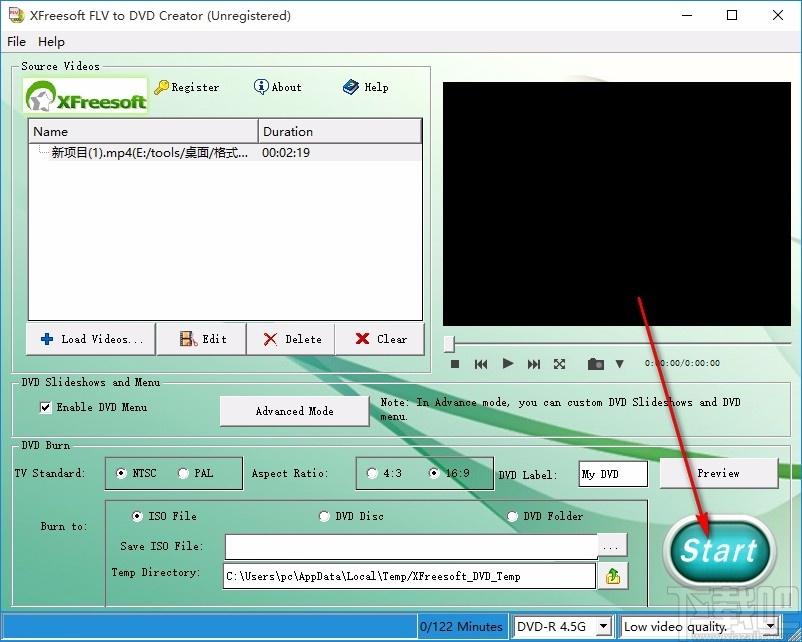 XFreesoft FLV to DVD Creator,DVD刻录,刻录软件