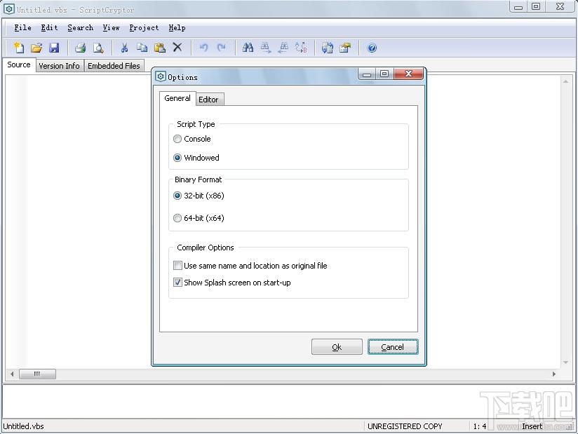 ScriptCryptor Compiler,vbs编译exe,vbs编译成exe